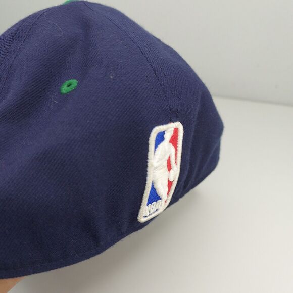 Dallas Mavericks NBA Mitchell & Ness Hat Cap Blue /Green Fitted 7-1/8 (57CM) - Picture 3 of 10